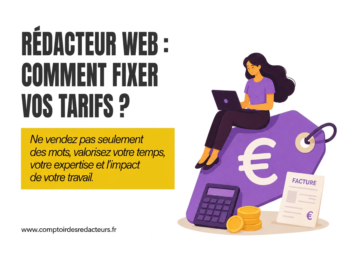 Rédacteur web, le tarif de cette prestation augmente votre chiffre d'affaires